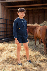 MINI NOD 2PC SHIRT WITH OVERALLS