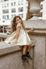COCO BLANC JAQUARD DRESS