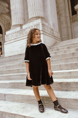COCO BLANC VELVET DRESS