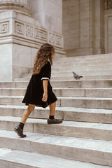 COCO BLANC VELVET DRESS
