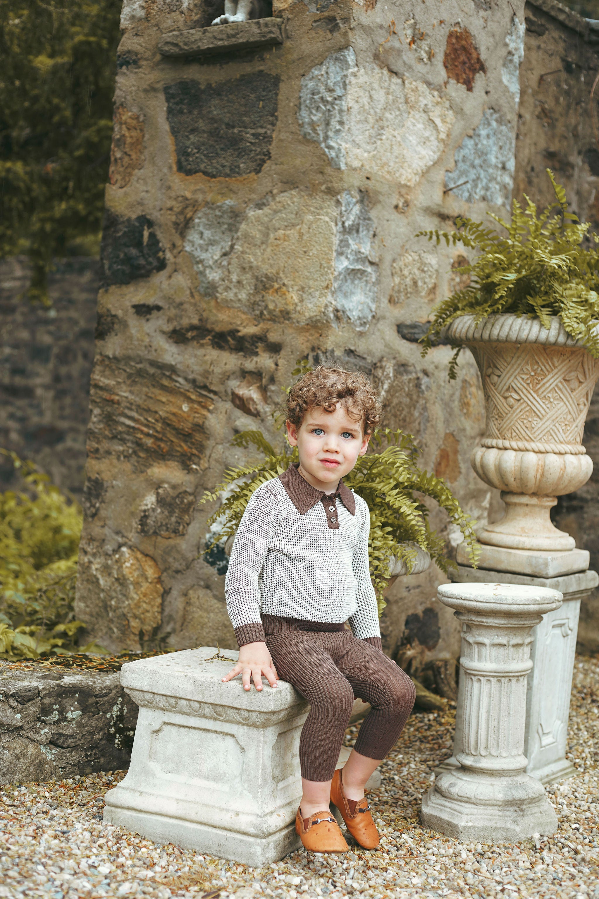 BACE COLLECTION BUBBLE KNIT SWEATER