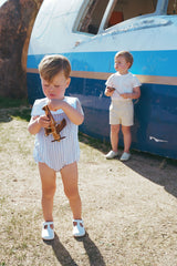 COCO BLANC SAILOR ROMPER