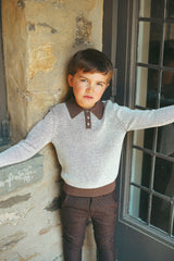 BACE COLLECTION BUBBLE KNIT SWEATER