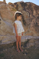 COCO BLANC 2PC FLORAL BLOOMER SET