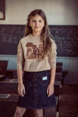 COCO BLANC GRAPHIC SWEATER