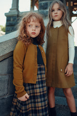 COTTIER  ARIA PLAID WRAP SKIRT