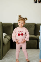 POUF 2PC CHERRY SET