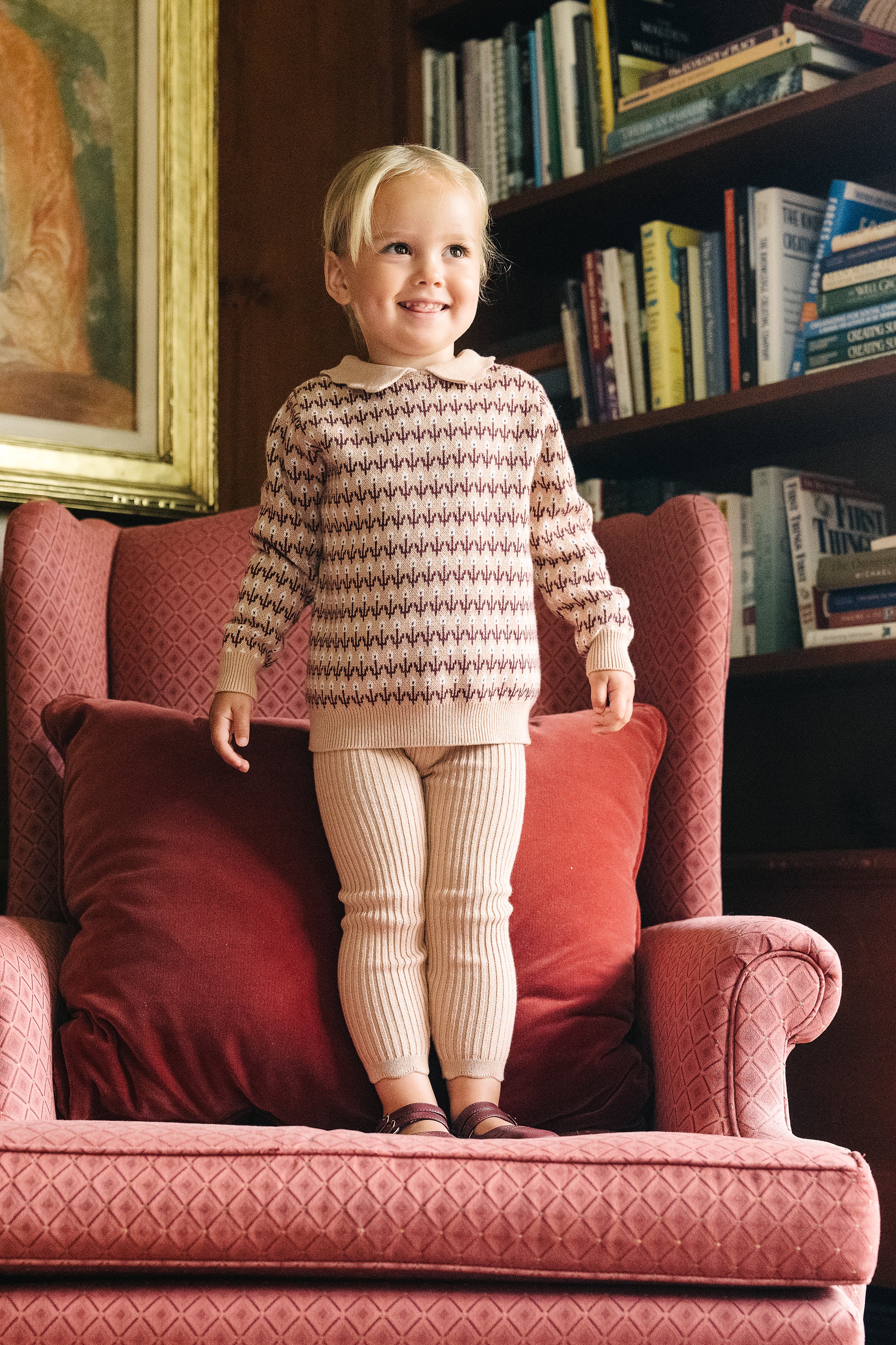 ANALOGIE FLORAL KNIT SET