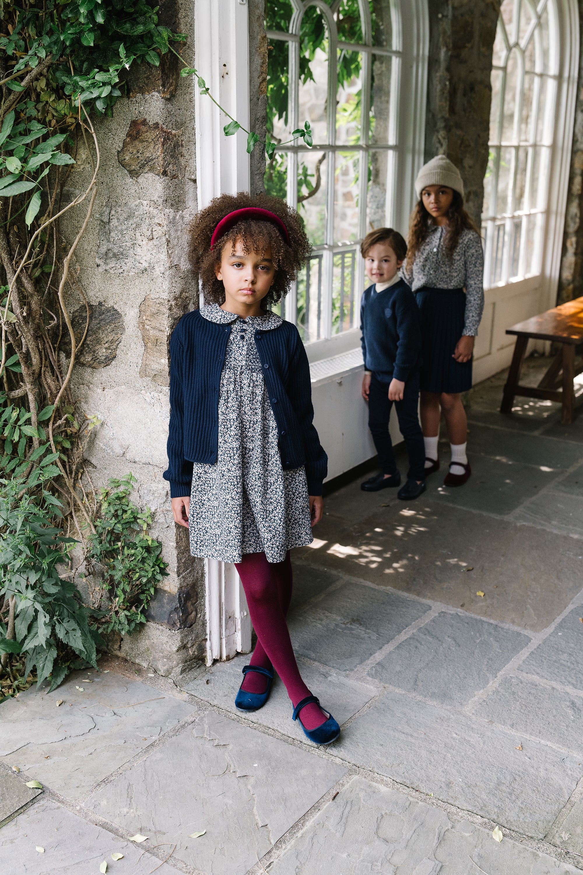 ANALOGIE DAISY FLORAL SMOCKED DRESS