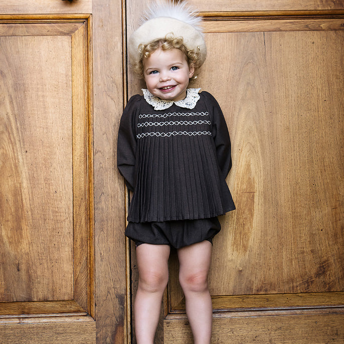 ANALOGIE 2PC PLEATED GIRLS SET