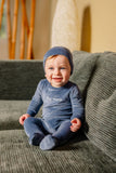 POUF 2PC "STAY COZY" FOOTIE WITH BEANIE SET