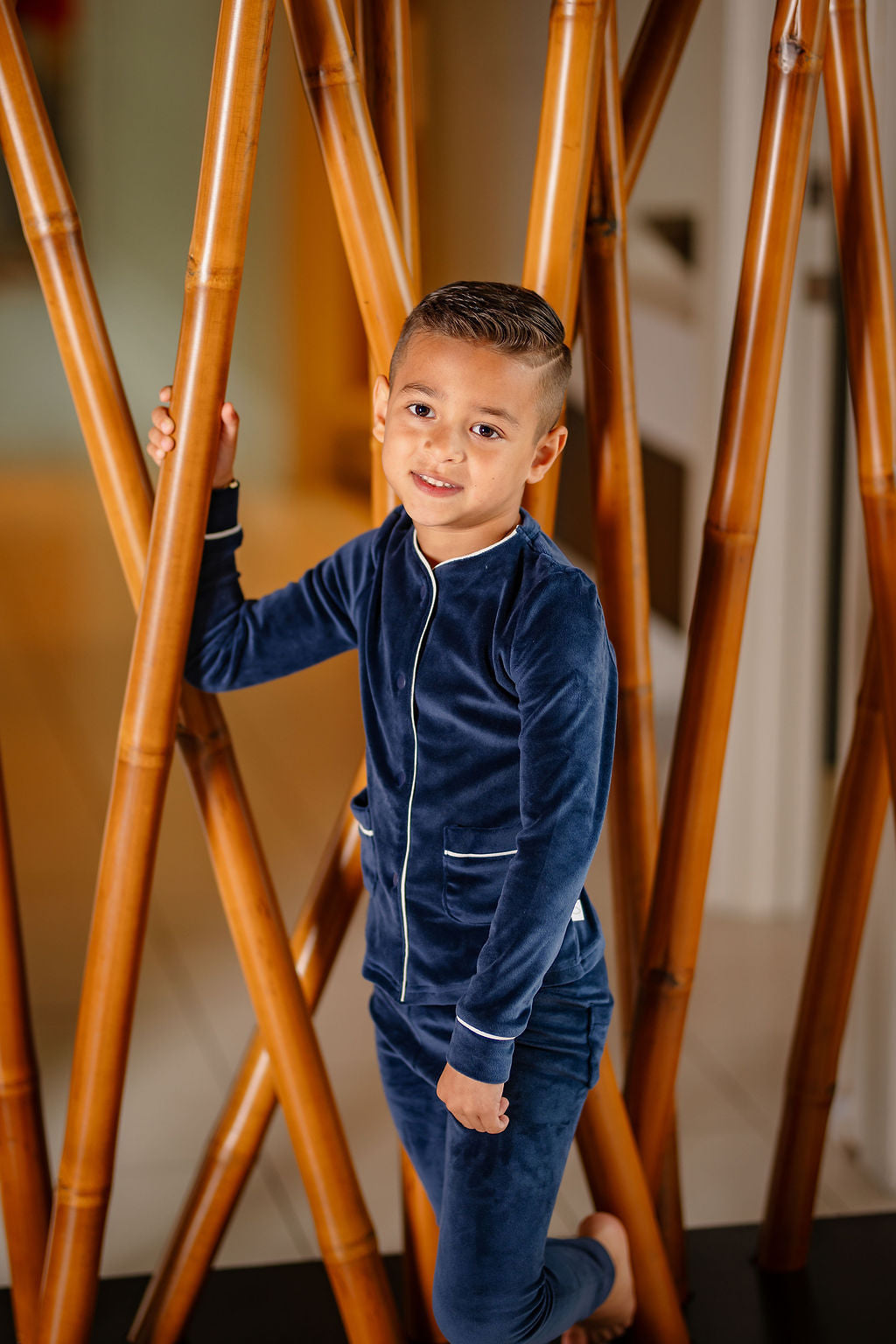 POUF 2PC VELOUR PAJAMAS