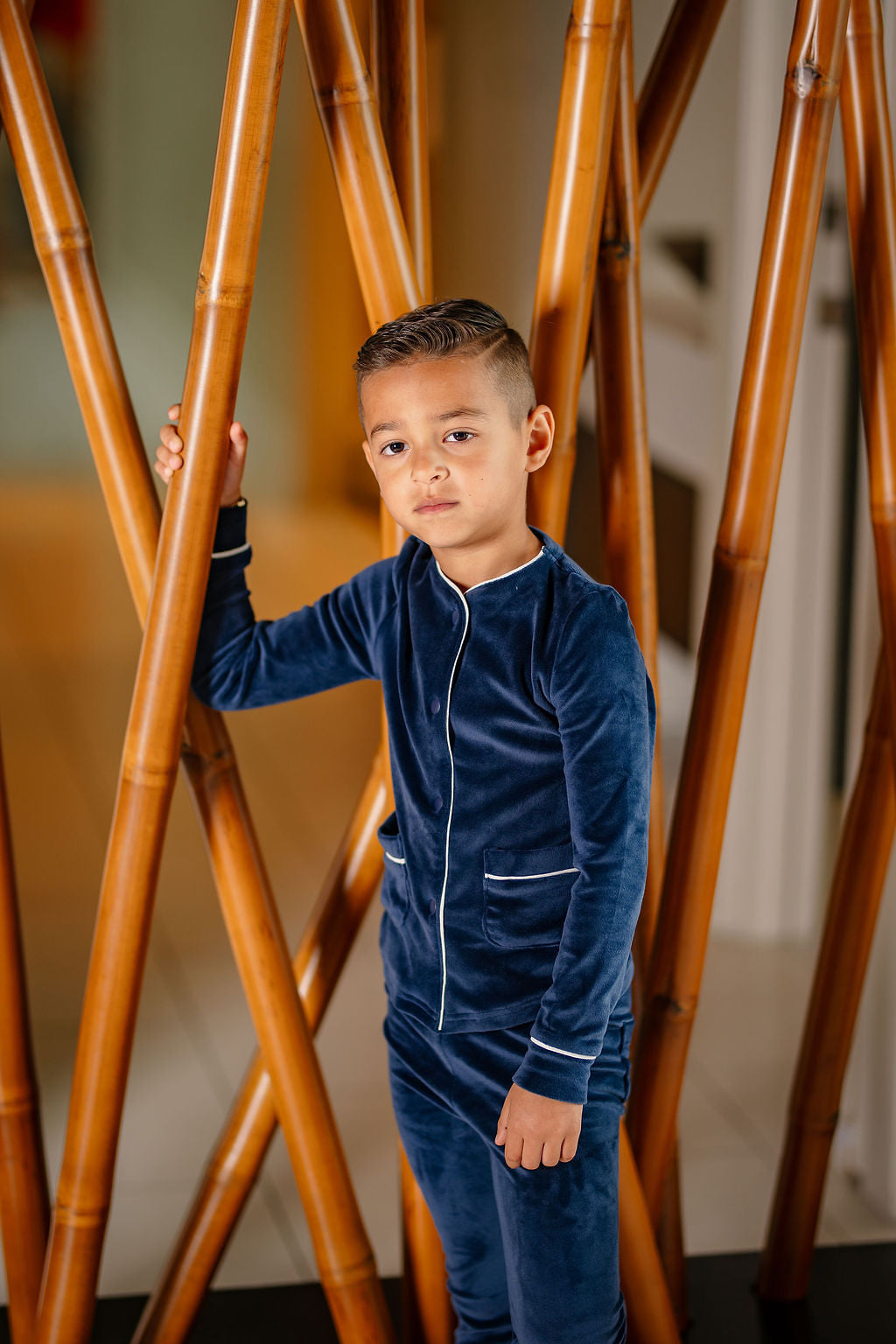 POUF 2PC VELOUR PAJAMAS