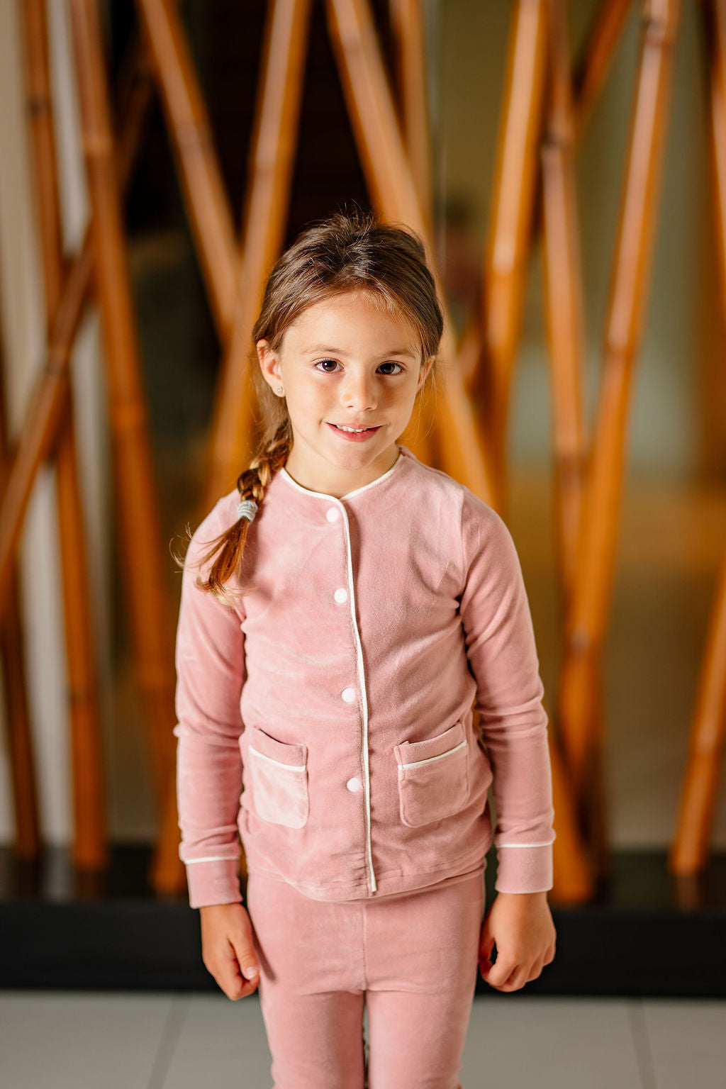 POUF 2PC VELOUR PAJAMAS