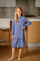 POUF SWEATER DRESS