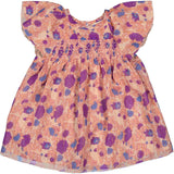 LOUIS LOUISE DONNA INDIAN FLOWER PRINT SMOCKED DRESS