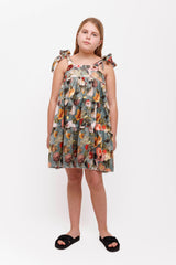 CHRISTINA ROHDE TIERED FLORAL JUMPER