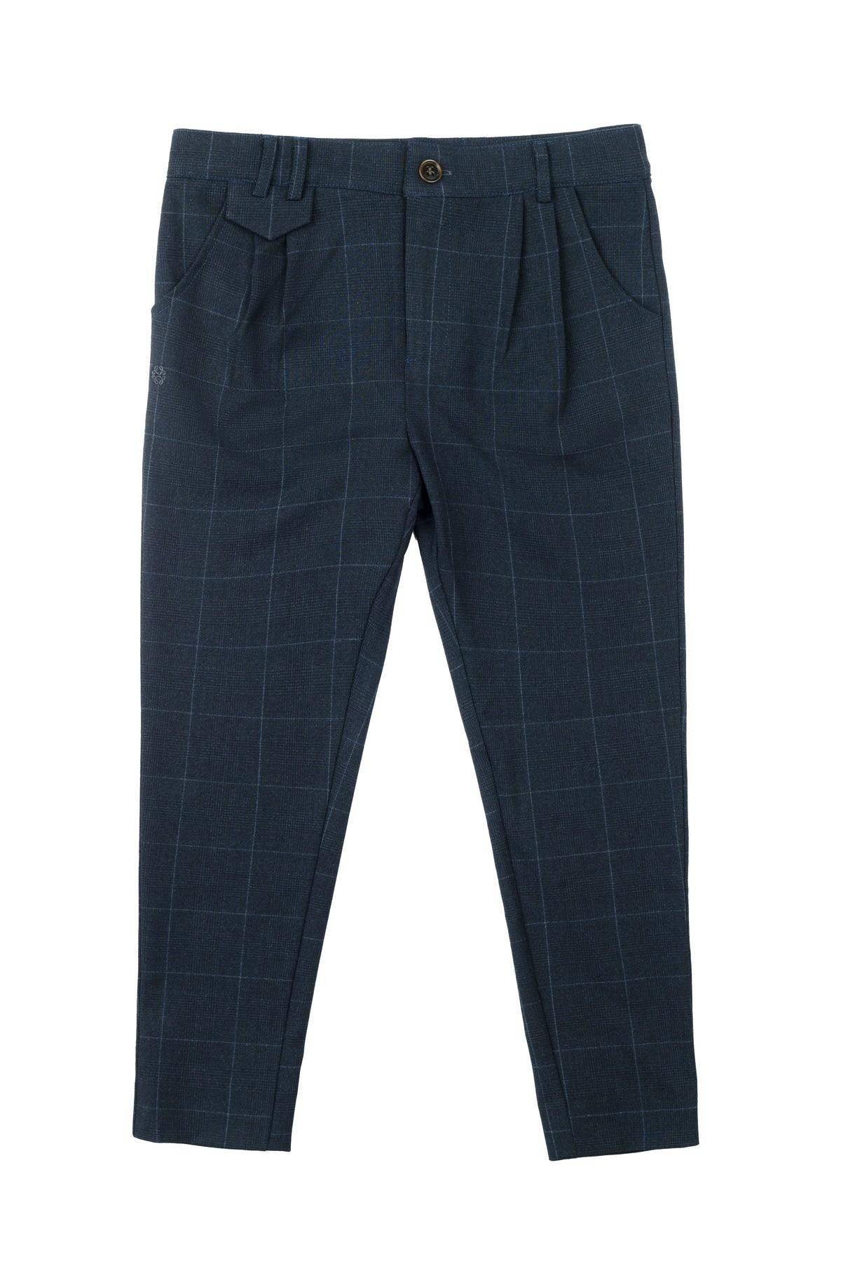 COTTIER ELLIOT TARTAN SLIM STRETCH PANTS