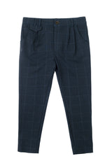 COTTIER ELLIOT TARTAN SLIM STRETCH PANTS