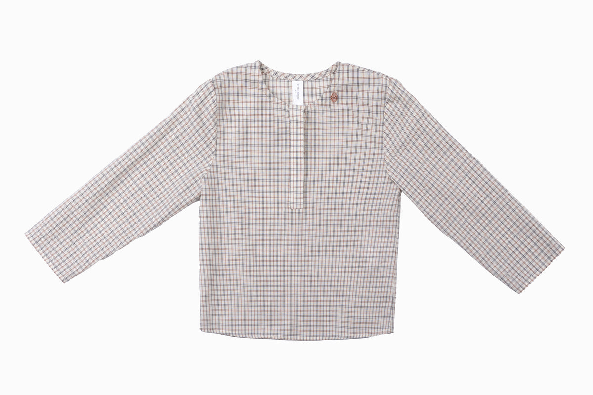 COTTIER OZ  MICRO PLAID SHIRT
