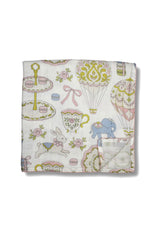 LITTLE THREADS CAROUSEL MUSLIN BLANKET