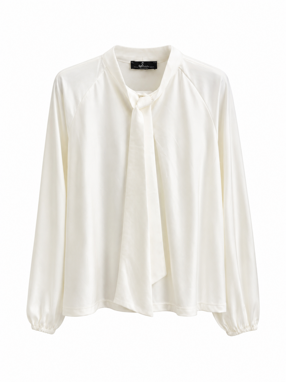SWANKY TIE BLOUSE