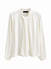 SWANKY TIE BLOUSE