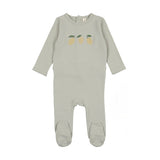LILETTE EMBROIDERED FRUIT FOOTIE
