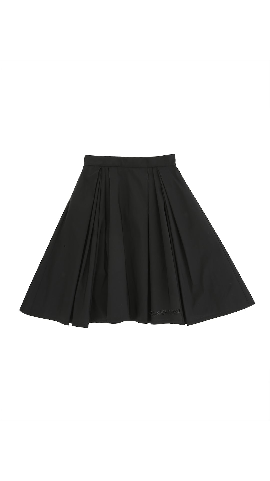 ELIZABETH  FRANCHI SIDE PLEATED MIDI SKIRT