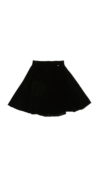 ELIZABETH  FRANCHI VELVET MIDI SKIRT