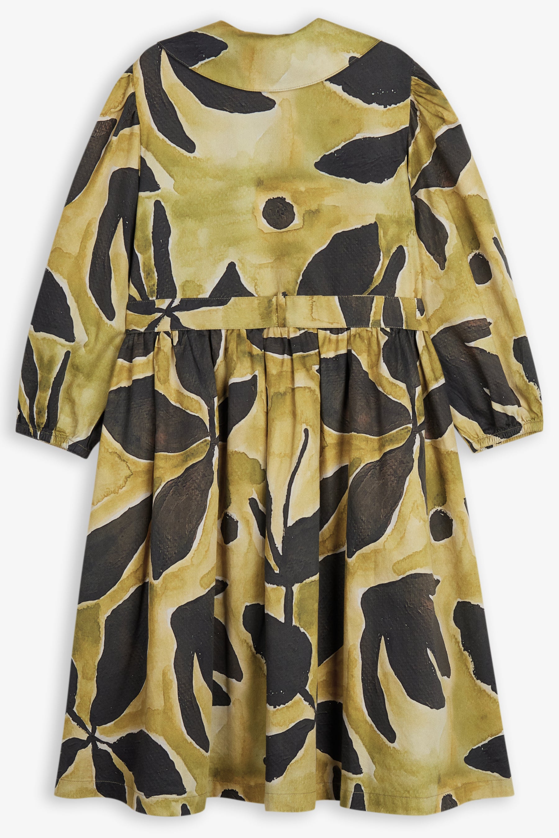 WOLF & RITA BUTTON DOWN COLLARED BELTED DRESS