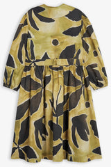 WOLF & RITA BUTTON DOWN COLLARED BELTED DRESS