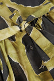 WOLF & RITA BUTTON DOWN COLLARED BELTED DRESS