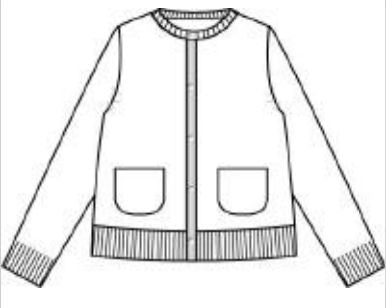 JACADI ERABLE KNIT CARDIGAN