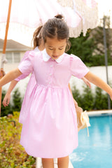 ELLE RAE PINSTRIPED DRESS