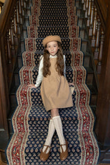 ELLE RAE 2PC SWEATER BLOUSE WITH PINAFORE DRESS