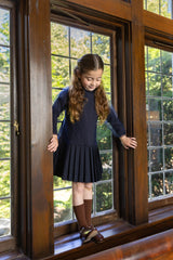 ELLE RAE VELVET DOT DRESS