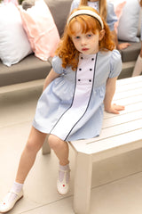 ELLE RAE DOUBLE BREASTED S/S DRESS