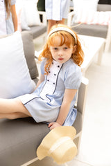 ELLE RAE DOUBLE BREASTED S/S DRESS