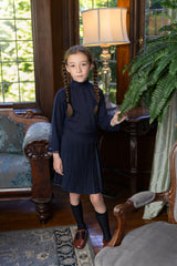ELLE RAE 2PC VELVET DOTTED TULLE TOP WITH SKIRT SET