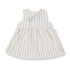 1+ IN THE FAMILY ESCALA STRIPE 2 BUTTON FLAP JUMPER