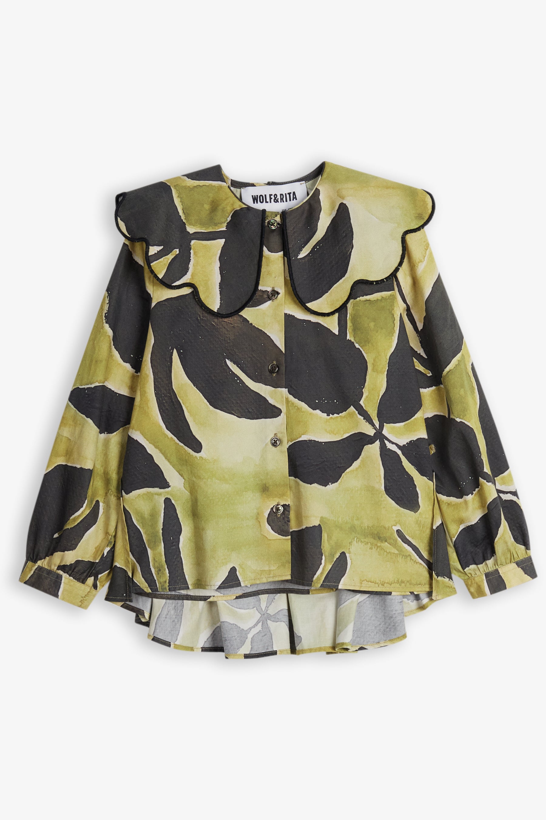 WOLF & RITA 2PC PEPLUM BLOUSE AND SKIRT SET