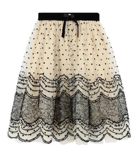 ANGELS FACE EVELYN SPOT & LACE SKIRT