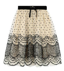ANGELS FACE EVELYN SPOT & LACE SKIRT