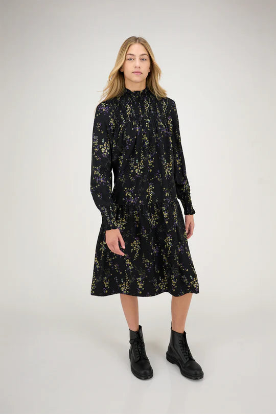 ZAIKAMOYA SANDRA FLOWER PRINT DRESS