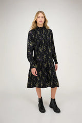ZAIKAMOYA SANDRA FLOWER PRINT DRESS