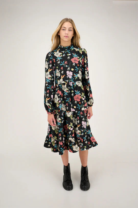 ZAIKAMOYA EMILY FLOWER PRINT DRESS