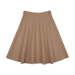 ELLE RAE 2PC SWEATER BLOUSE WITH WOOL SKIRT SET