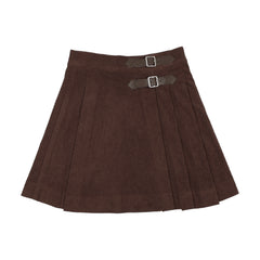 ELLE RAE 2PC TURTLENECK WITH CORDUROY BUCKLE SKIRT