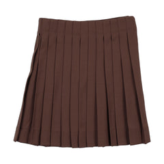 ELLE RAE 2PC PLAID BLOUSE WITH PLEATED SKIRT